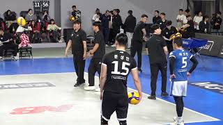 KOVO  2023~2024 시즌 현대캐피탈 스카이워커스 Skywalkers 대한항공전 문성민 Moon Sungmin 선수 웜업   Korea Pro Volleyball