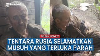 Beruntung! Tentara Ukraina Yang Terluka Ini Diselamatkan oleh Prajurit Rusia