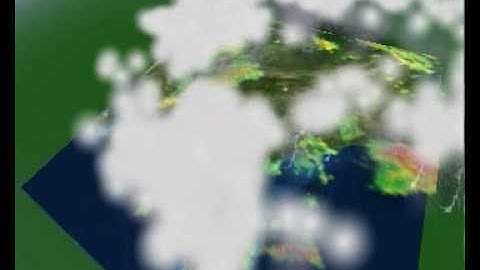 Realtime weather radar simulation