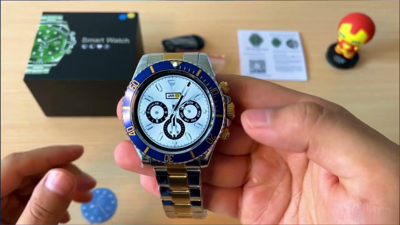 Smartwatch Tipo Rolex ? Reloj Inteligente AW12 PRO Análisis y Como