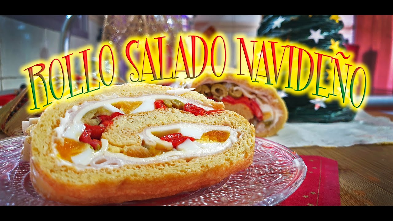 ROLLO SALADO NAVIDEÑO - Fácil y delicioso! - YouTube
