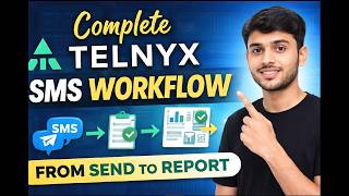 Complete Telnyx SMS Workflow from Send to Report