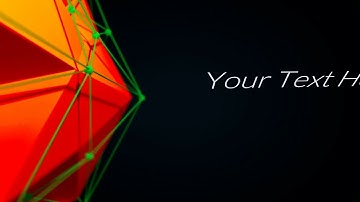 Logo animation, logo reveal, logo stinger, logo design,  Cybercom Abstract Polygon animation