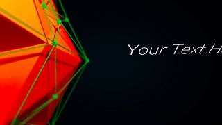 Logo animation, logo reveal, logo stinger, logo design,  Cybercom Abstract Polygon animation