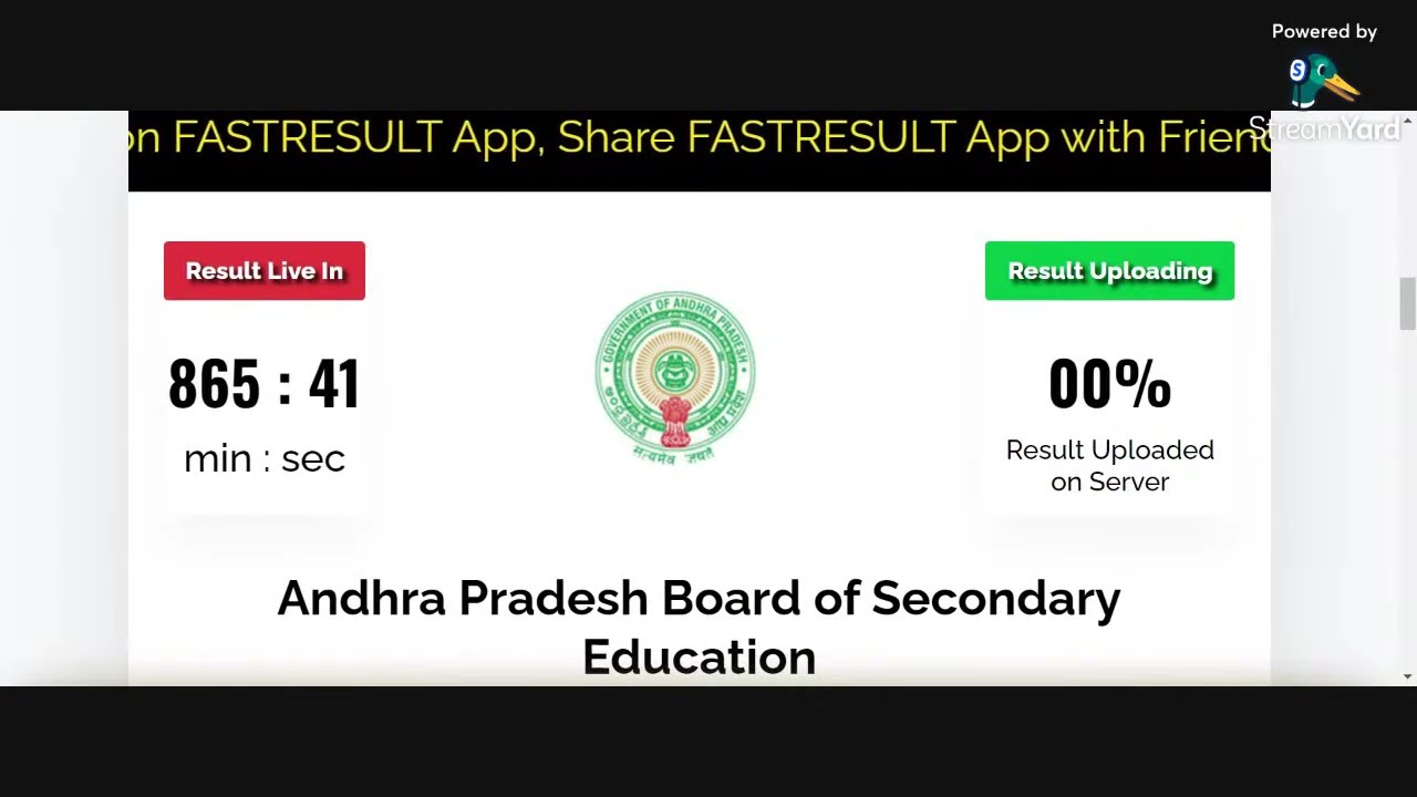 Ap 10th Class Results Live Now YouTube