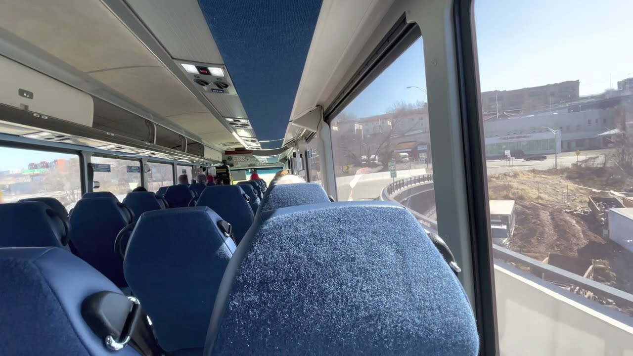 On Board Ride 2021 MCI D4500CT 21138 on the 320 from PABT to North Bergen Park & Ride YouTube
