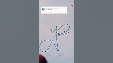 Yohan name Signature #stylish #handwriting #viral #shortvideo