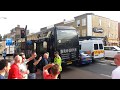 Leeds leaving Millwall 2014