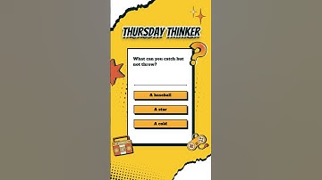 What Can You Catch but Not Throw? 🤧 #riddles #shorts #ytshortsindia