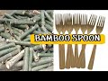 Bamboo crafthow to make bamboo fork spoon at home its amazing product