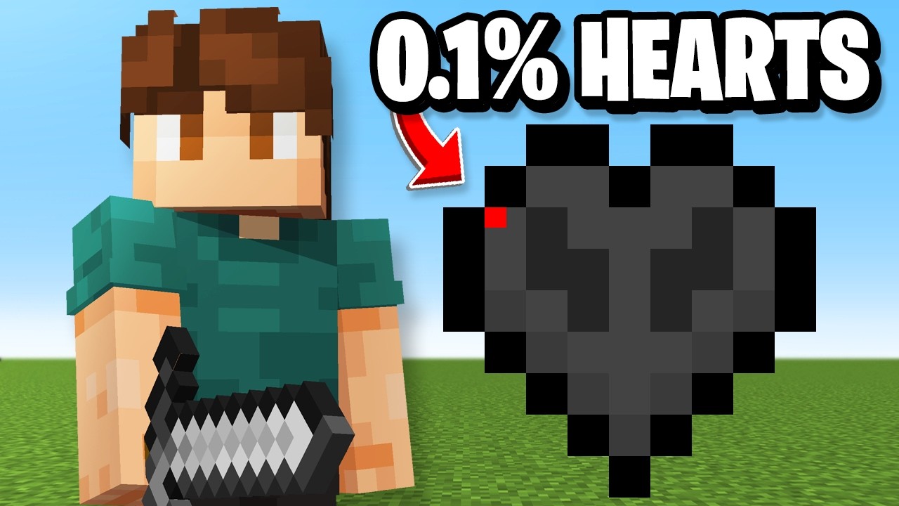 Minecraft, But I Only Have 0.1% Hearts!