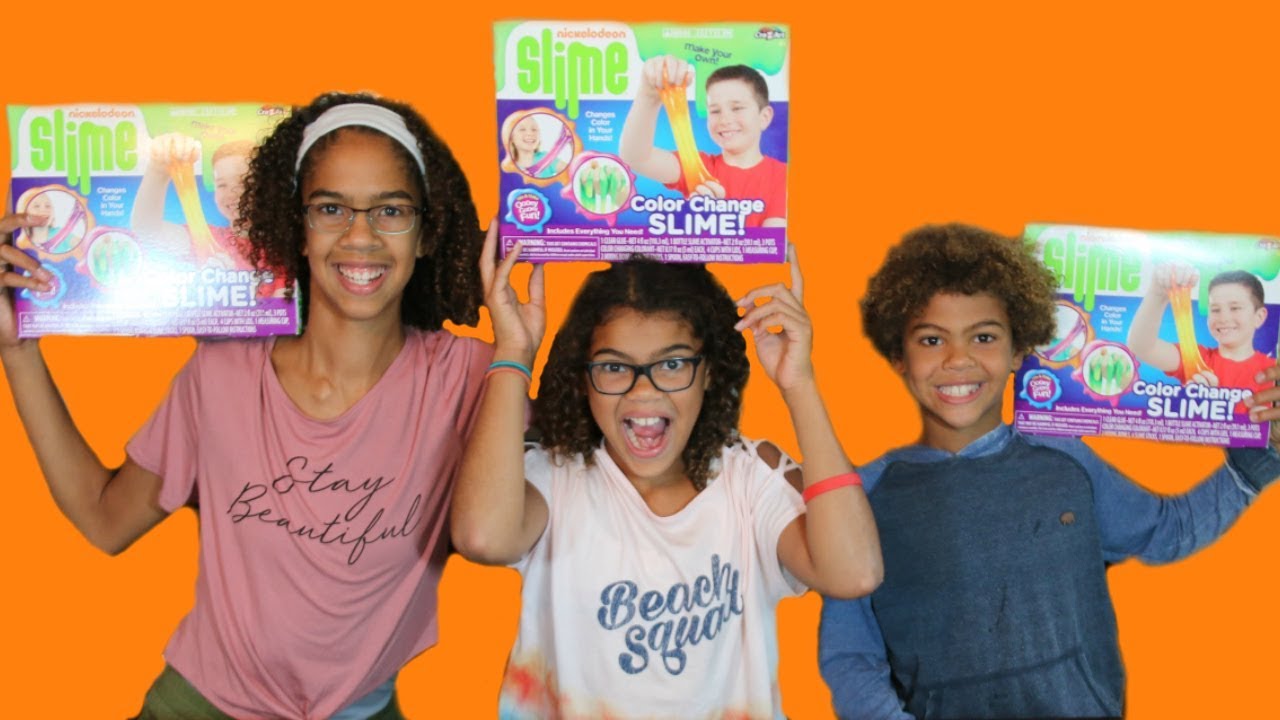 DIY NICKELODEON COLOR CHANGING SLIME KIT