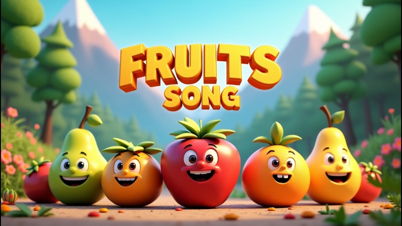 Fun Fruit Song for Kids | Learn Fruit Names with Music @ishazworld # ...
