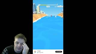 ДЕПРЕССИВНЫЕ ВОДНЫЕ ГОНКИ ► Flippy Race►Обзор,Первый взгляд,Геймплей,Gameplay screenshot 3