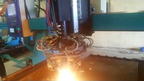 CNC Triple Torch Rotary Bevel Cutting - Part 1