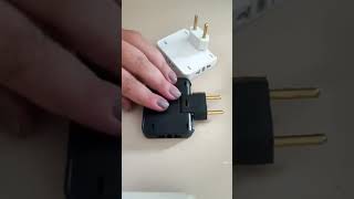 Adaptador Benjamin T Articulado Pino Plug 3 Saída 10A Tomada