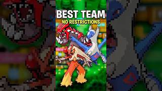 The BEST Team for Pokemon ORAS (No Restrictions)