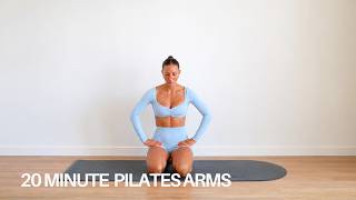 20 min pilates arms & abs workout: bodyweight workout for toned arms!
