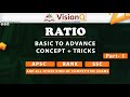 Ratio full chapter  part 1  basic to advance  concept  tricks  visionq