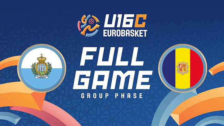 Group Phase | San Marino v Andorra | Full Basketball Game | FIBA U16 EuroBasket 2025 Division C