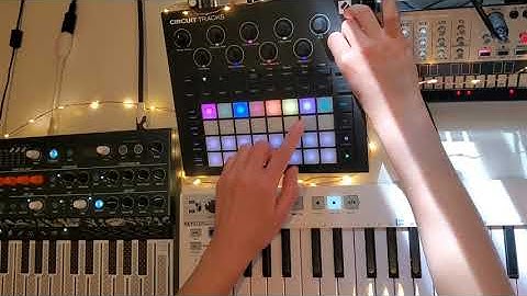 Latin-inspired electronic jam in Circuit Tracks and Microfreak