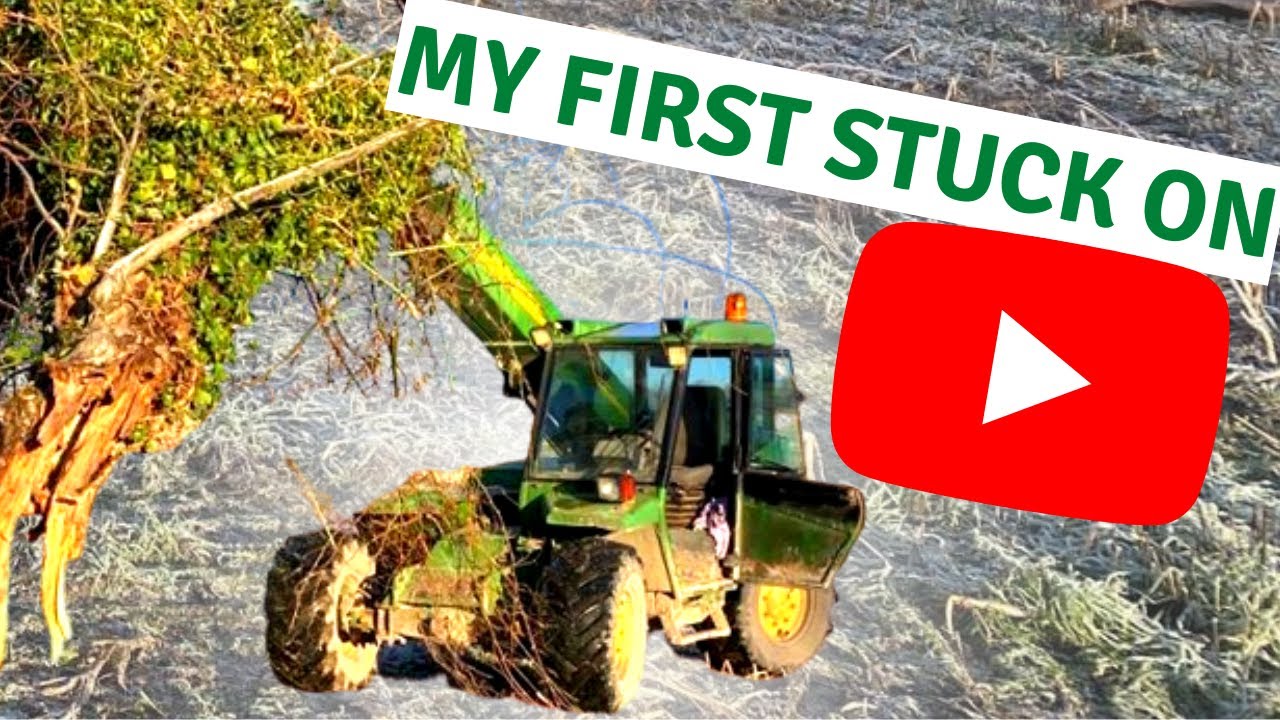 JOHN DEERE 4400 TELE HANDLER STUCK! I got STUCK and Grandad had to ...