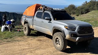 RIGHTLINE GEAR TRUCK BED SET UP! EASY SET UP AND AFFORDABLE TENT UNDER $200!! 3RD GEN TACOMA