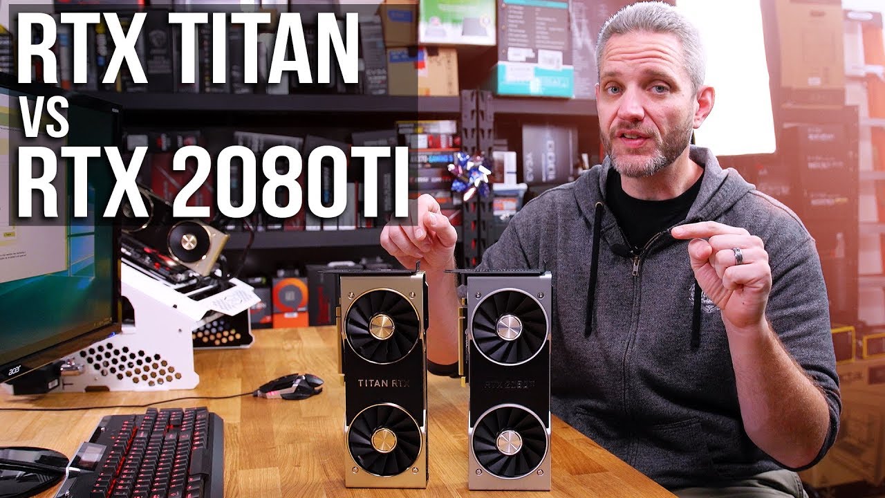 ledsage frugthave tørre RTX Titan vs RTX 2080Ti Gaming Benchmarks - YouTube