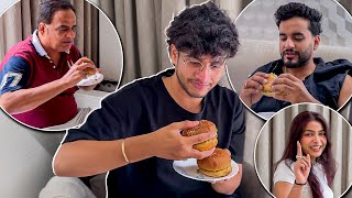 Hum sabne ki ghar mein Burger party 