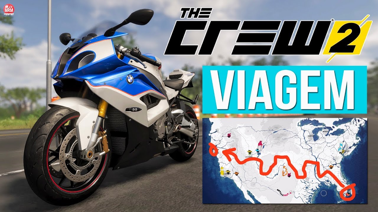 The Crew 2 Atravessando O Mapa Inteiro 150km Bmw S1000rr Cambio Manual Youtube