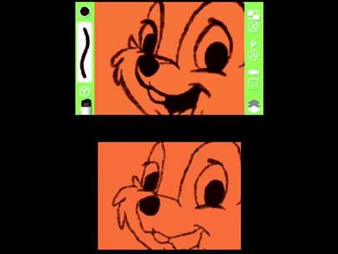 Disney Art Academy (3DS) Intermediate - Construction 1 of 3 - Chip