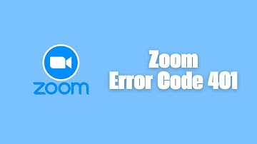 How To Resolve Zoom Error Code 401?