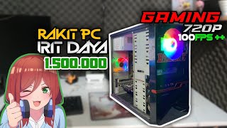 AKU RAKIT PC Budget Rp1.500.000 DI TAHUN 2026! TEST Gaming 720P #kerehorepc #rakitpckerehore