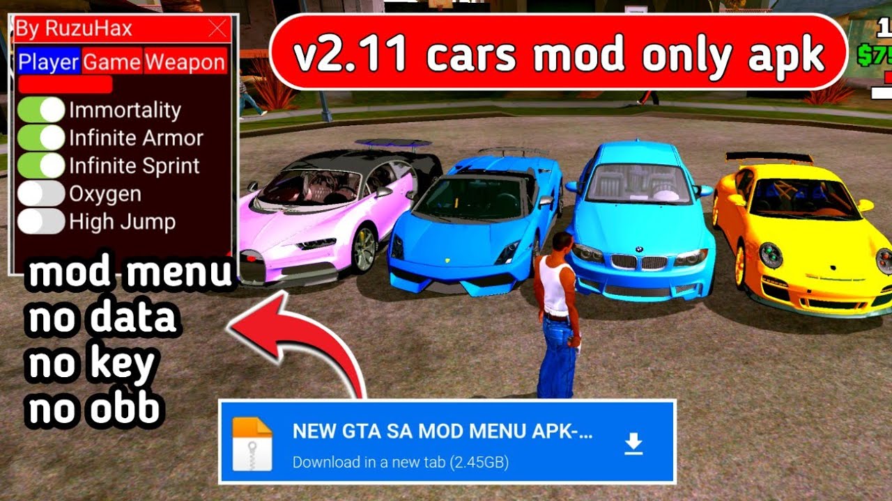 Gta sa android 2.11.277 mod menu apk MediaFire android 16.15.14.13.12.11.10.9. bmw,