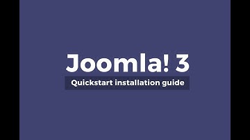 Joomla! 3 Quickstart Installation Step by Step Guide