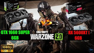 GTX 1660 SUPER 6GB vs RX 5600XT 6GB - WARZONE 2.0 (Competitive Settings 1080p)