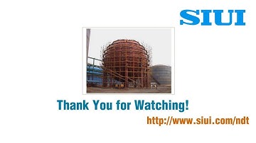 Phased Array & TOFD Flaw Detector SUPOR On-site Inspection on Tank