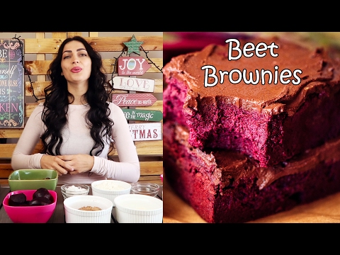 Vegan Beet Brownies Healthy Dessert Recipe