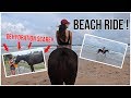 My Horse Got Dehydrated | Horseback Riding On The Beach!