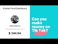 How much money can you make in a week on Tik Tok?