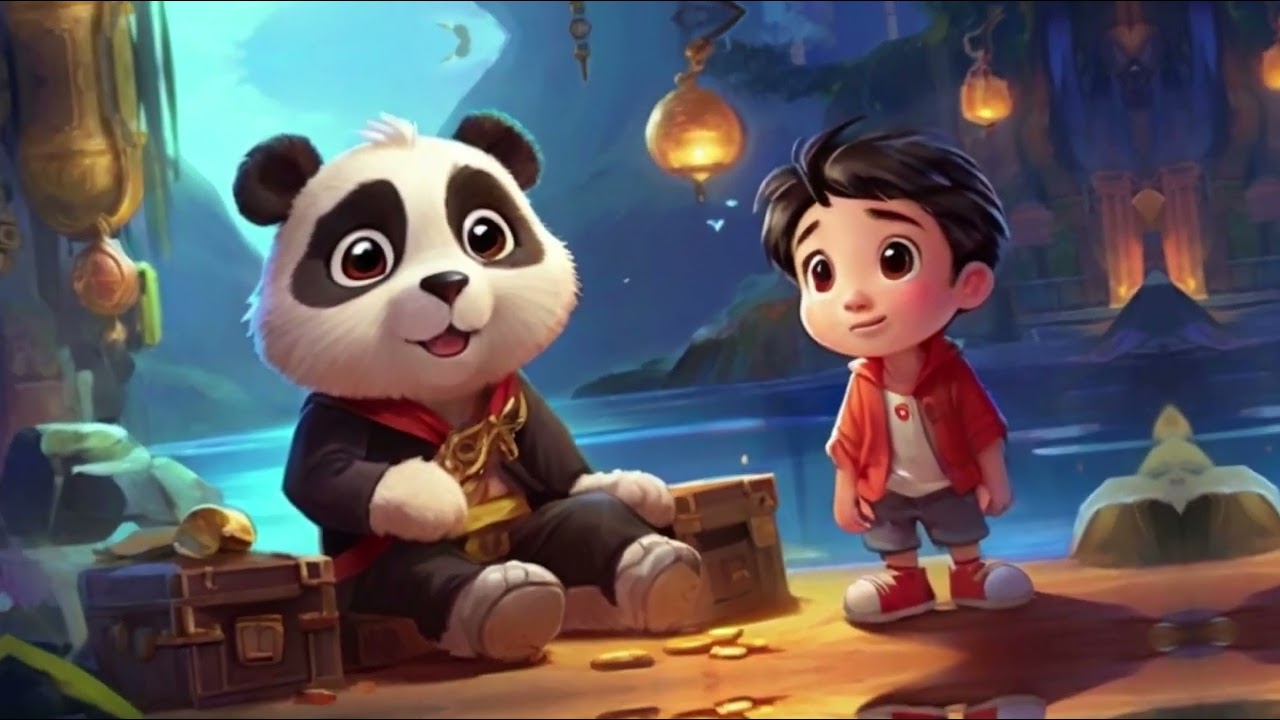"The Panda's Lesson: A Tale of Friendship and Values"