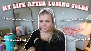 Thumbnail for OPENING UP ABOUT MY WEIGHTLOSS... *down 70lbs in 6 months*