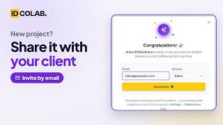 Set up a project and share it with your client | IDColab