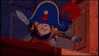 Cogsworth Pokes Lefou With Captain Hooks Screams