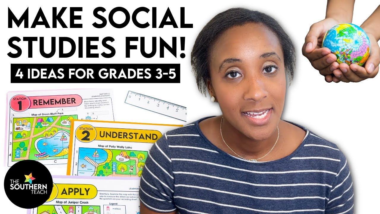 4 Fun Social Studies Activities for Grades 3-5 | Engaging History & Geography Lessons