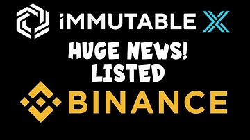 $IMX Listing on Binance Huge Breaking News for Immutable X Token