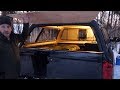 Winter Camping In Forest - DIY Truck Bed Camper