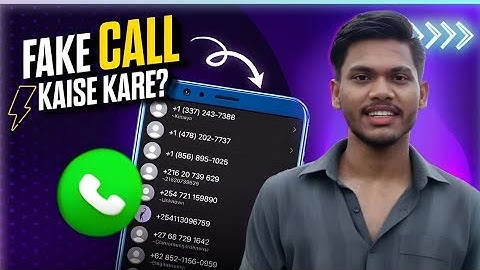 Fake Call App | Fake Call Kaise Kare | फेक कॉल कैसे करे? Kisi Ko Fake Number Se Call 🤙🔥
