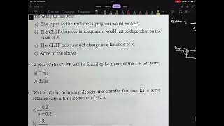 Aero352: Chapter 8 Prob.8.4-5-6 | Closed Loop Transfer Functions
