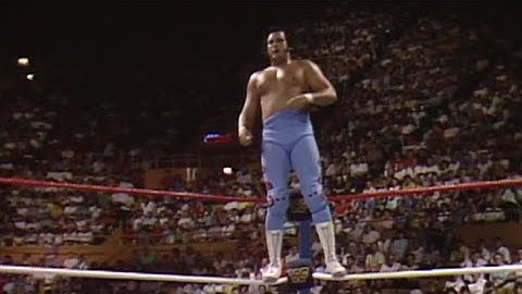Thumbnail of Ricky Steamboat vs. The Honky Tonk Man: Intercontinental Title Match - Superstars, June 13, 1987
